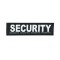 Julius K9 Velcro Tekstlabel - Security 2 maten
