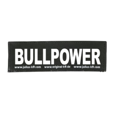 Julius K9 Velcro Tekstlabel - Bullpower 2 maten