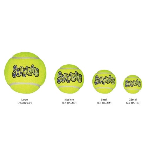 Kong Air Dog Tennisbal net 3st. - Medium