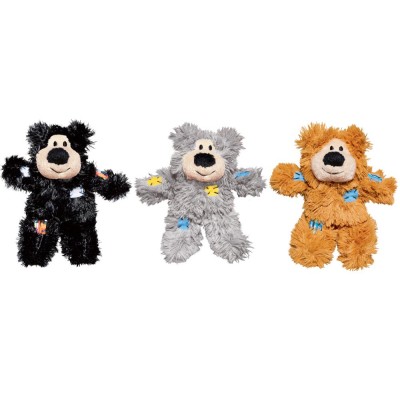 Kong Kat Softies Catnip - Patch Bear Kong Kat Softies Catnip - Patch Bear
