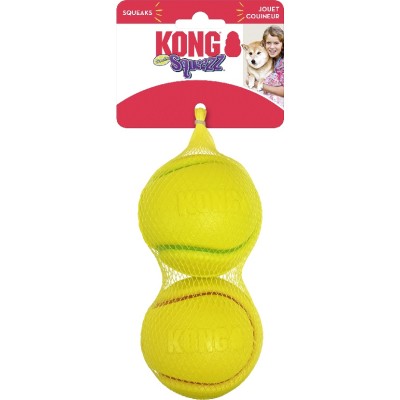 Kong Hond Squeezz Tennisballen 2st. - Large