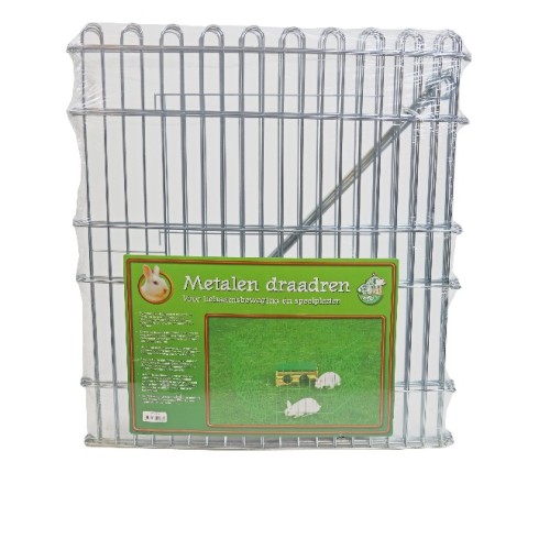 Metalen Buitenren 6 panelen - Verzinkt