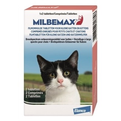 Milbemax Ontworming Kleine Kat/Kitten 2 tablets