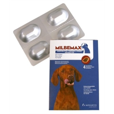 Milbemax Ontworming Hond Large - 4 tabs