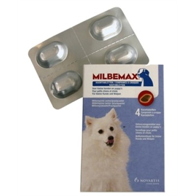 Milbemax Ontworming Kleine Hond/Puppy - 4 tabs