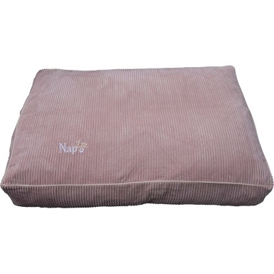 Napzzz Ligkussen Rib Fluweel - Roze 2 maten