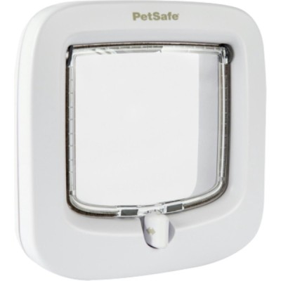 Petsafe Kattenluik 4-Lock Manual - Wit