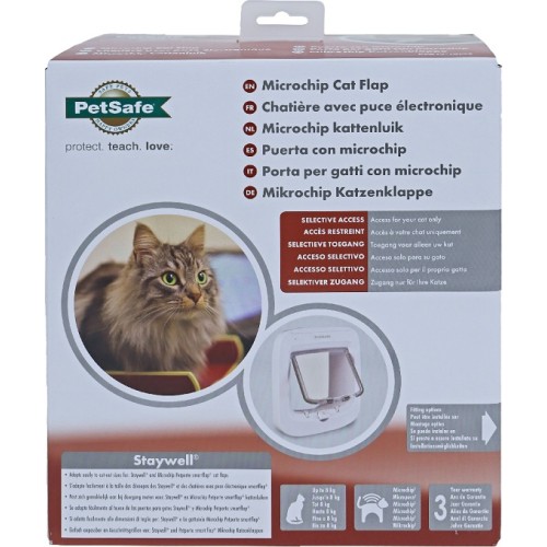 Petsafe Kattenluik Microchip - Wit