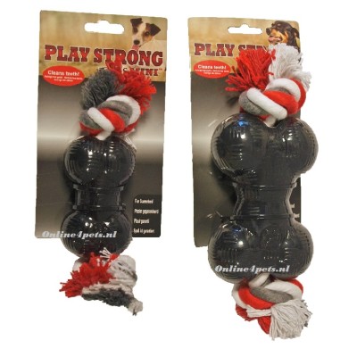 Play Strong Rubber Bot Floss Zwart - 2 maten