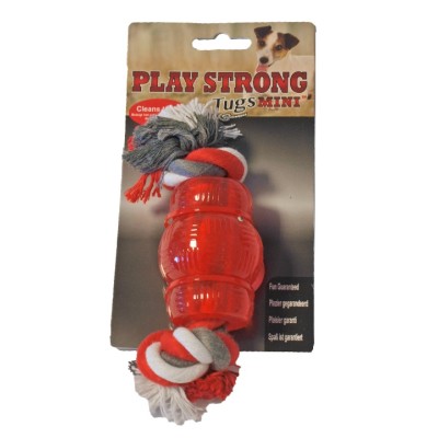 Play Strong Rubber Mini Chew Floss - Rood