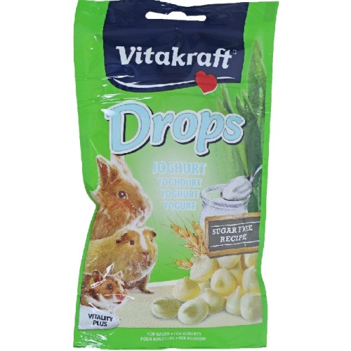 Knaagdiersnack Drops Yoghurt  -75 gram