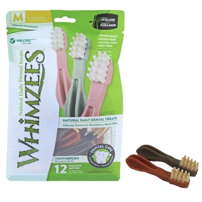 Hondensnack Whimzees Toothbrush Value Bag - M 12st