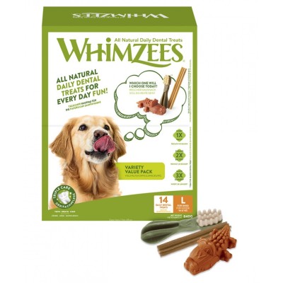 Hondensnack Whimzees Variety Value Box - L 14st