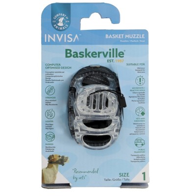 Muilkorf Baskerville Invisa - 6 maten Muilkorf Baskerville Invisa - 6 maten