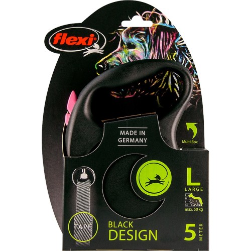 Flexi Black Design Tape L 5m - Roze