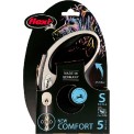 Flexi Rollijn New Comfort Cord S - Zwart 5m