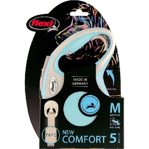 Flexi New Comfort Tape M 5m - Lichtblauw