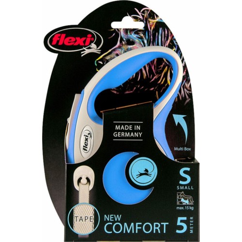 Flexi New Comfort Tape S 5m - Blauw