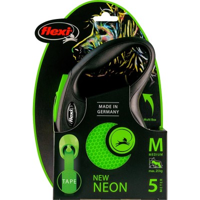 Flexi New Neon Tape M 5m - Groen