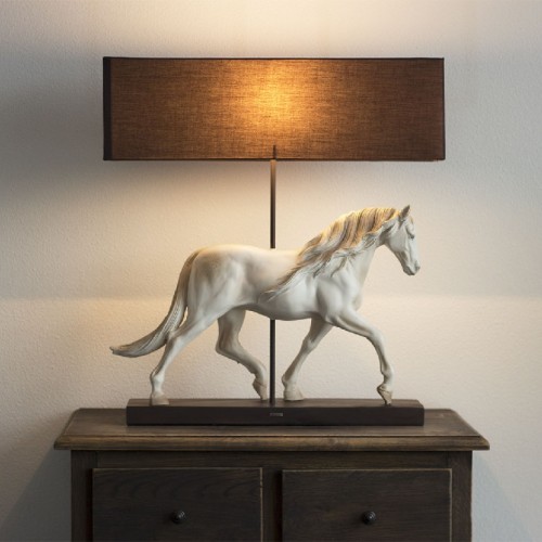 Happy House Lamp Paard - Beige