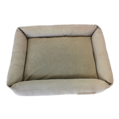 Happy House Mand Suede/Teddy - Beige 3 maten