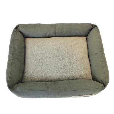 Happy House Mand Suede/Teddy - Groen 4 maten