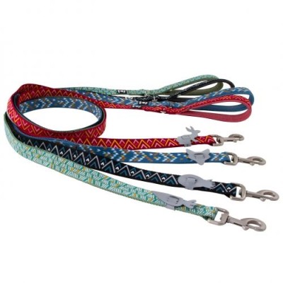 Hurtta Eco Grip Leash Razzle Dazzle Blackberry - 2 maten