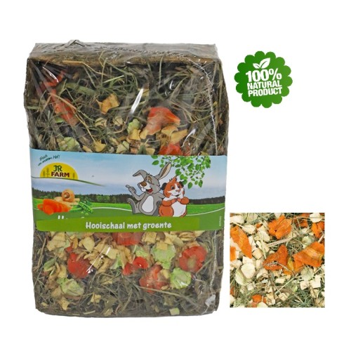 JR Farm Knaagdiersnack Hooischaal met Groenten