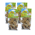 JR Farm Knaagdiersnack Knabbelstukjes - 4x 50gr