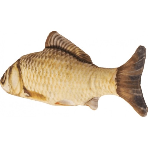 Kattenspeelgoed Vis Grijs/Bruin met Catnip