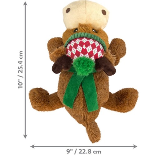 Kerst Hond Kong Cozie Reindeer - M Kerst Hond Kong Cozie Reindeer - M