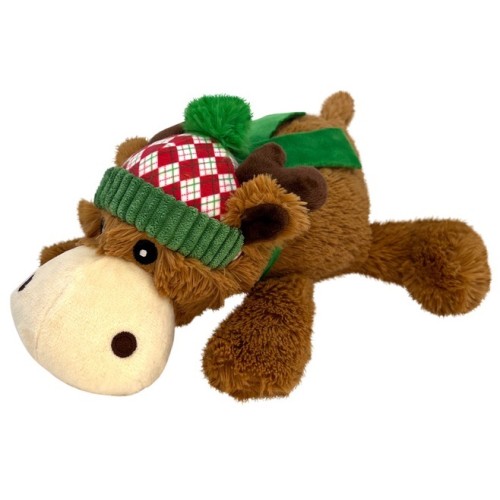 Kerst Hond Kong Cozie Reindeer - M Kerst Hond Kong Cozie Reindeer - M