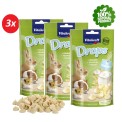 Knaagdiersnack Drops Yoghurt - 3x 75 gram