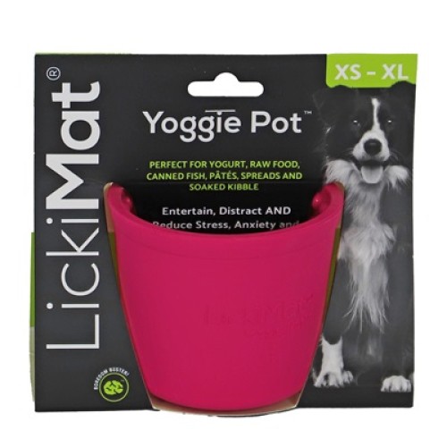 Lickimat Yoggie Pot - Roze 8 cm