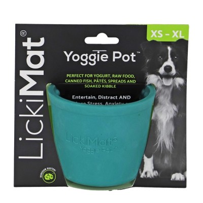 Lickimat Yoggie Pot - Turquoise 8 cm