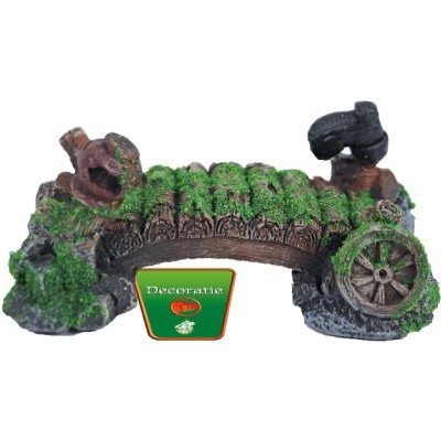 Ornament Brug met Laars en Mos