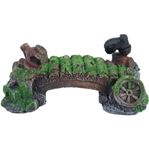 Ornament Brug met Laars en Mos