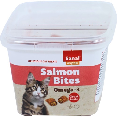 Sanal Cat Salmon Bites - 75 Gr