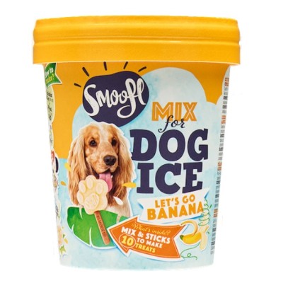 Hondensnack Smoofl Mix Dog Ice - Banaan