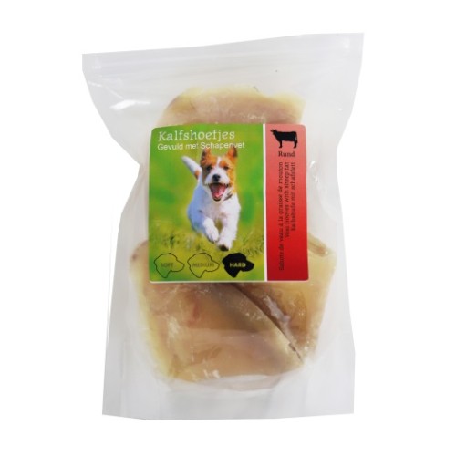 Hondensnack Natuurlijk 3 Kalfshoefjes - Schapenvet