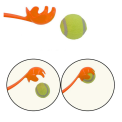 Tennisbal Werperstok MINI - Assorti