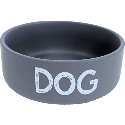 Honden Eetbak Steen DOG Grijs - 3 maten