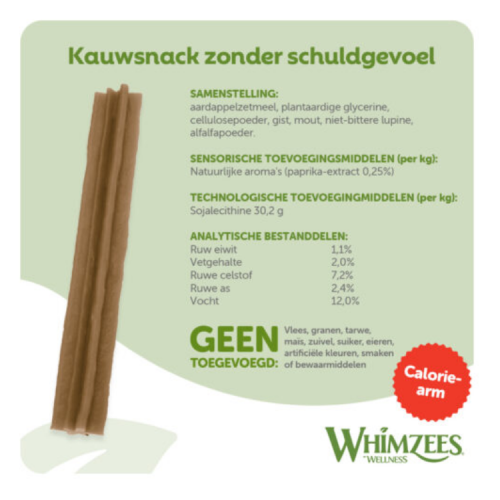 Hondensnack Whimzees Value Bag Dental Stix - M 14st