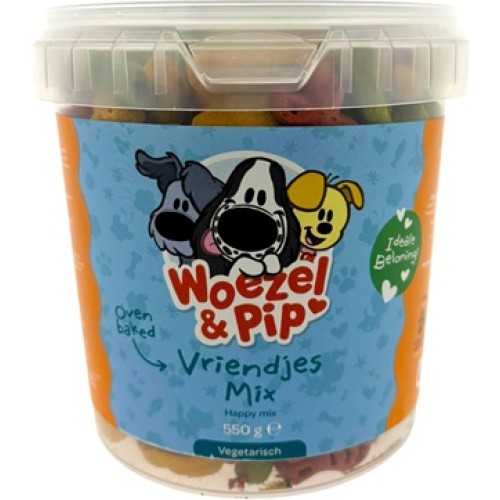 Woezel en Pip Hondenkoekjes - Vrienden Mix Vega