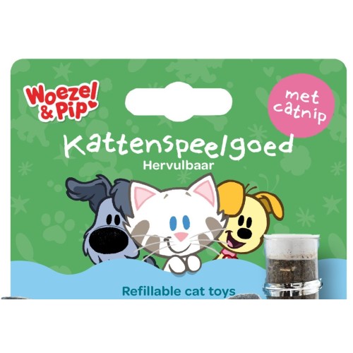 Woezel en Pip Kattenspeelgoed Navulbaar - Woezel
