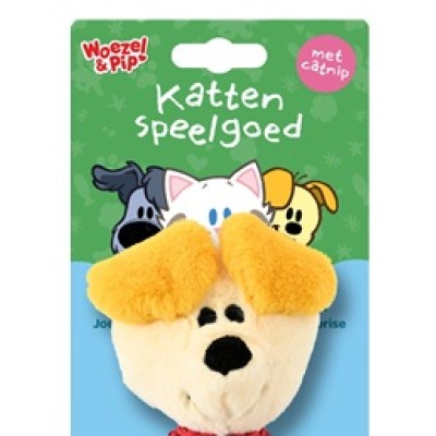 Woezel en Pip Kattenspeelgoed Speelbal met Veren - Pip