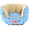 Woezel en Pip Mand Rond - Blauw 50cm