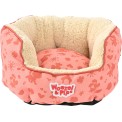 Woezel en Pip Mand Rond - Roze 40cm