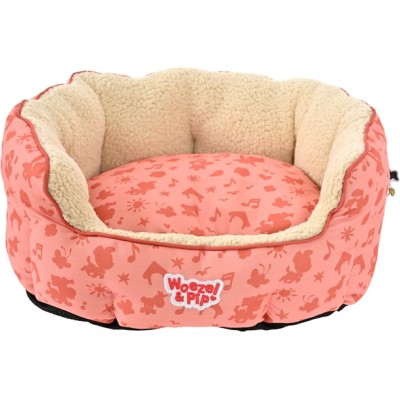 Woezel en Pip Mand Rond - Roze 60cm