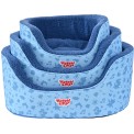 Woezel en Pip Slaapmand met Rand - Blauw 50cm